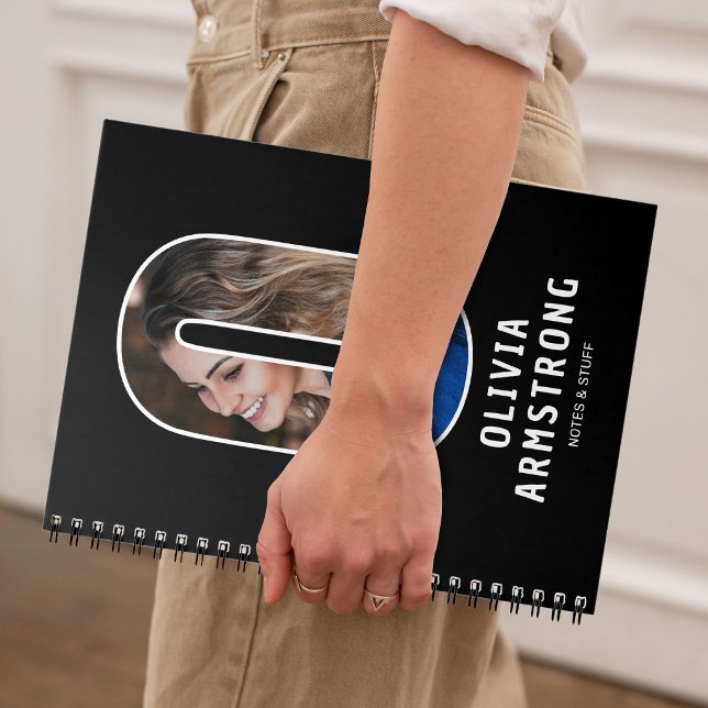 Cuaderno de monograma de foto personalizada (Subido por el creador)