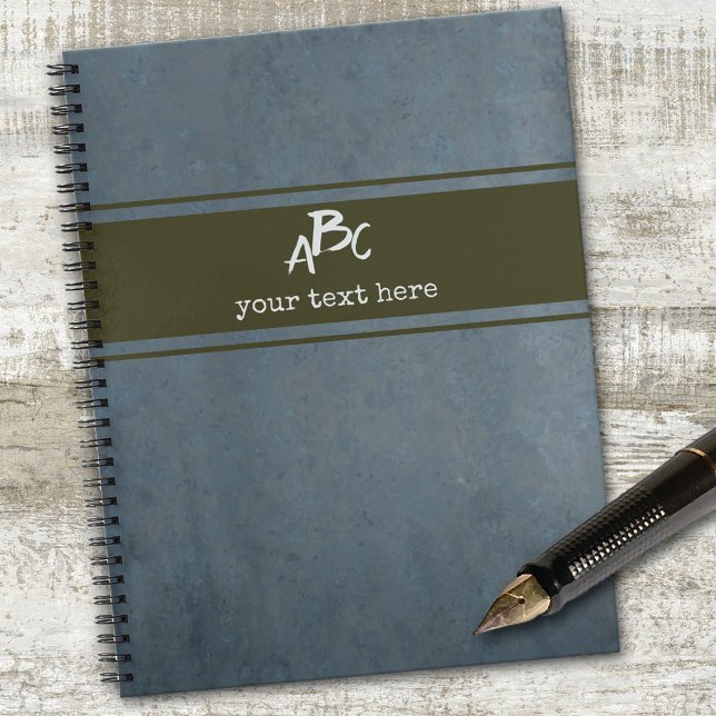Cuaderno de monogramas personalizados minimalista  (Subido por el creador)