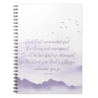 Cuaderno de montaña color morado