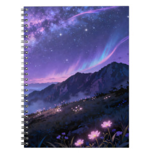 Cuaderno de montaña de galaxia