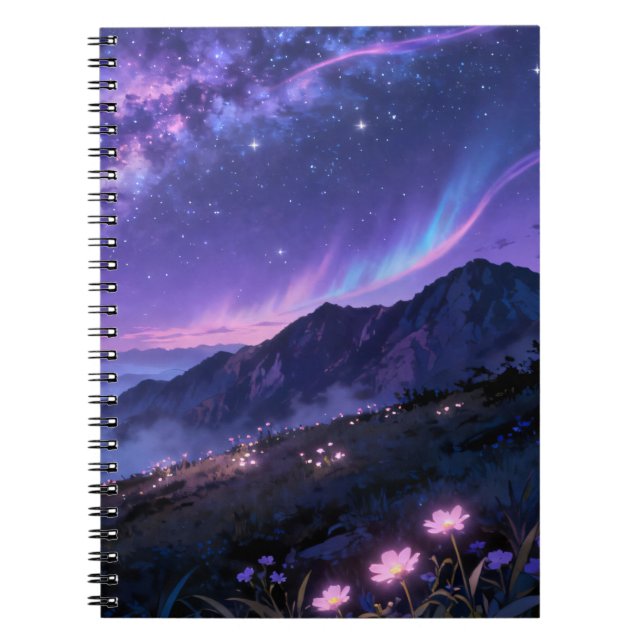 Cuaderno de montaña de galaxia (Frente)