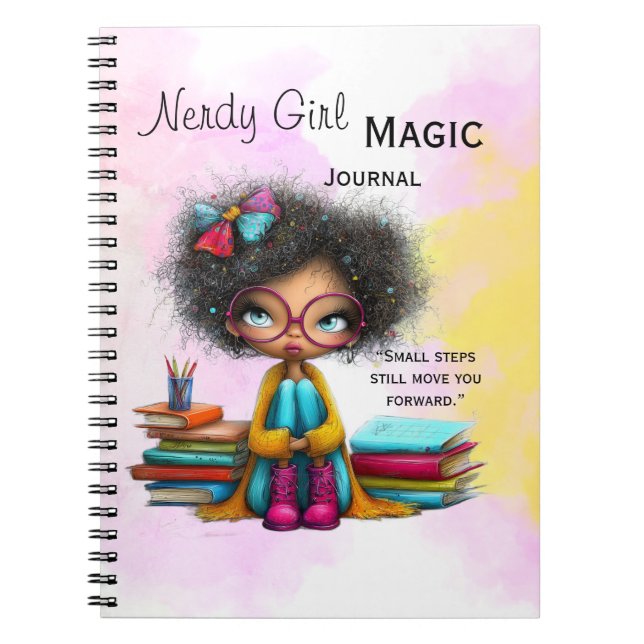 Cuaderno de motivación para chicas inteligentes (Frente)