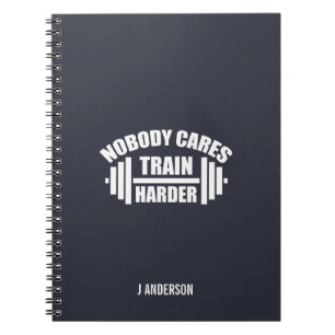Cuaderno de motivación para el gimnasio Entrena má
