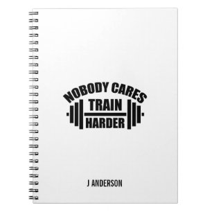 Cuaderno de motivación para el gimnasio Entrena má