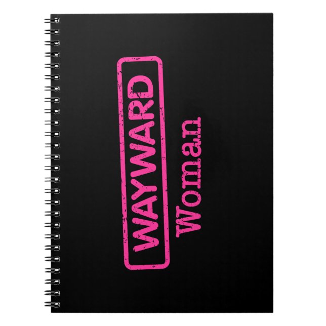 Cuaderno de mujer descarriada (Frente)