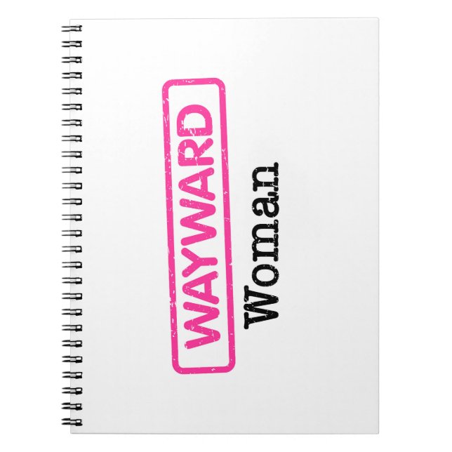 Cuaderno de mujer descarriada (Frente)