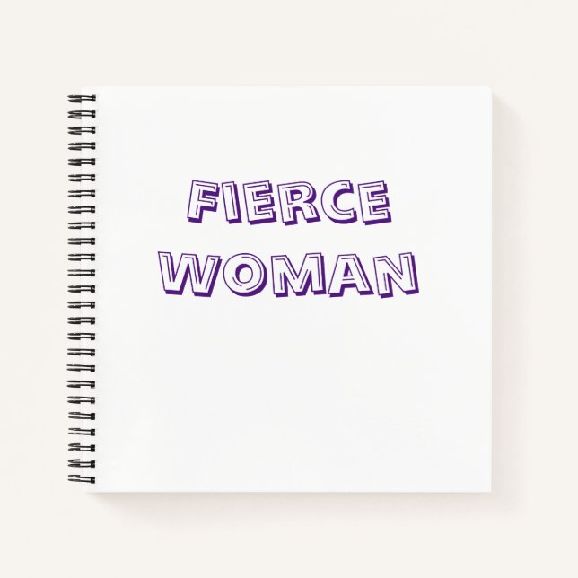 Cuaderno de mujer feroz (Anverso)