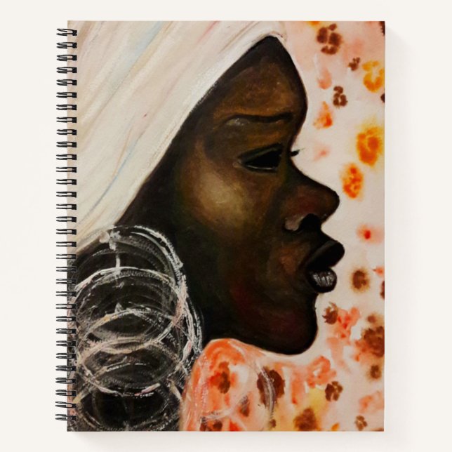 Cuaderno de mujeres africanas Bonitos (Anverso)