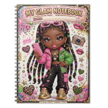 Cuaderno de muñeca glam Y2K para chicas adolescent