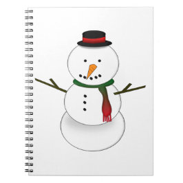 Cuaderno de muñeco de nieve