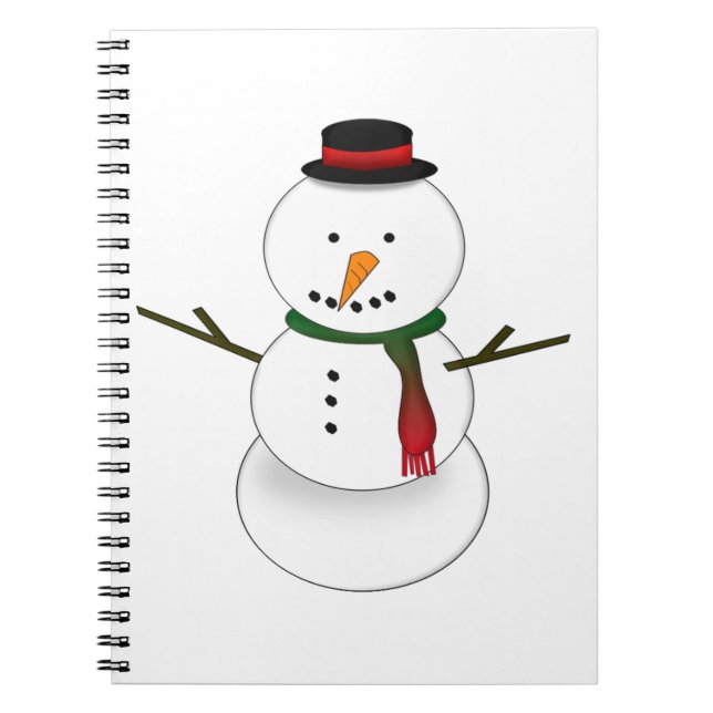 Cuaderno de muñeco de nieve (Frente)