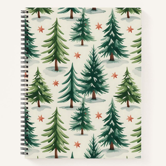 Cuaderno de Navidad Colorido – Diseño Invernal Fes (Anverso)