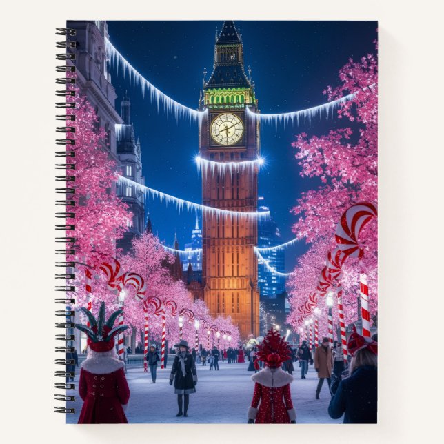 Cuaderno de Navidad de Londres (Anverso)
