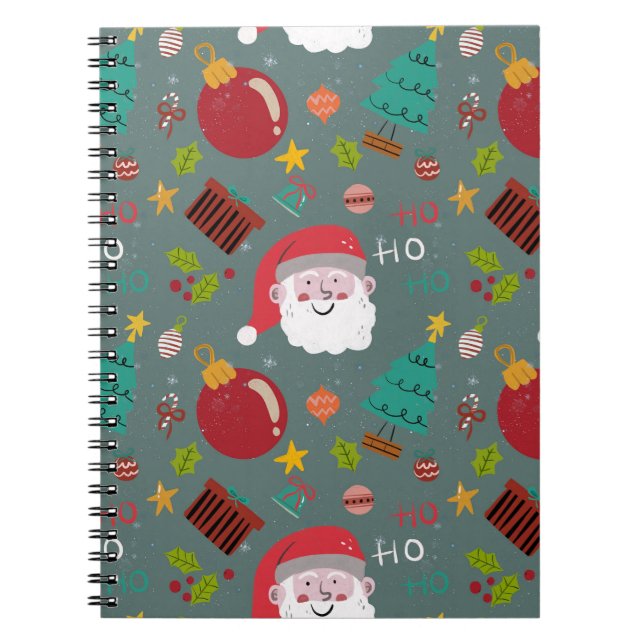Cuaderno de Navidad de Papá Noel Adorable (Frente)