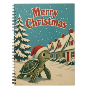 Cuaderno de Navidad de Tortuga Marina en Calle Nev