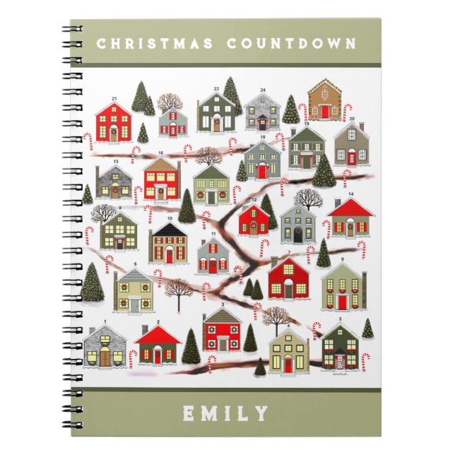 Cuaderno de Navidad Personalizado (Frente)