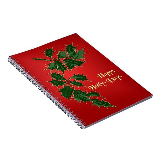 Cuaderno de Navidades Feliz de Holly-Days (Lado Derecho)