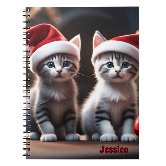 Cuaderno de Navidades Kitten (Frente)