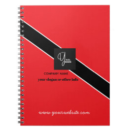 Cuaderno de negocios con logotipo personalizado de