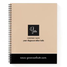 Cuaderno de Negocios con Logotipo Personalizado de