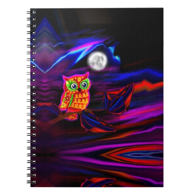 Cuaderno de neón del flash de la tempestad de (Frente)