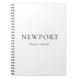 Cuaderno de Newport Rhode Island