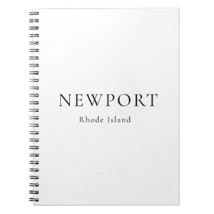 Cuaderno de Newport Rhode Island