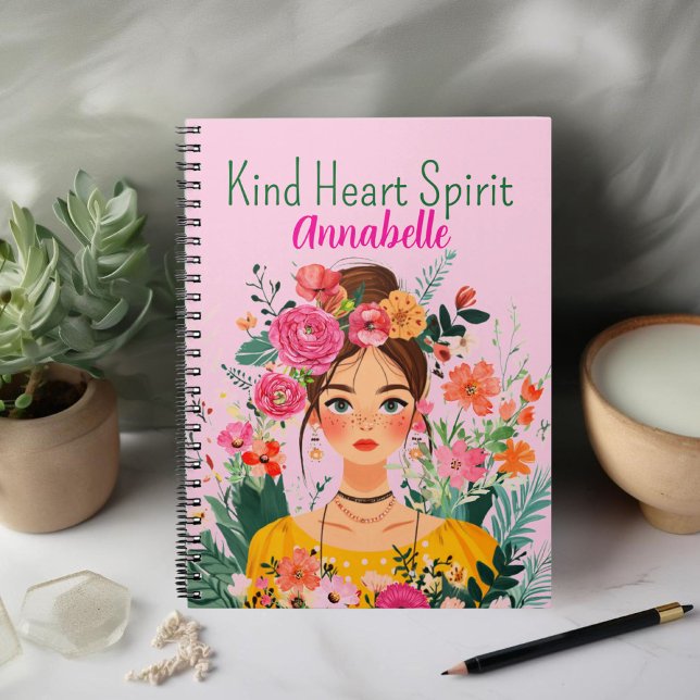 Cuaderno de niña boho segura y espirituosa (Subido por el creador)