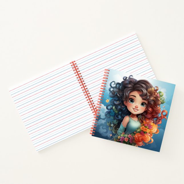 Cuaderno de niña linda (Interior)