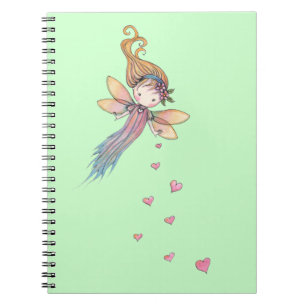 Cuaderno de niñas Hada Dulce con Corazones
