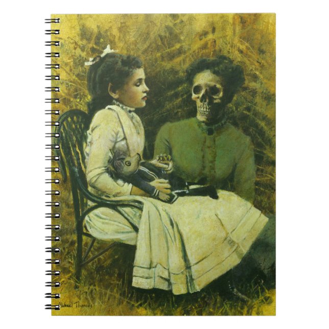 Cuaderno de niño lobo gótico (Frente)
