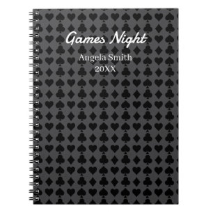 Cuaderno de Noche de Juegos – Marcador de Puntuaci