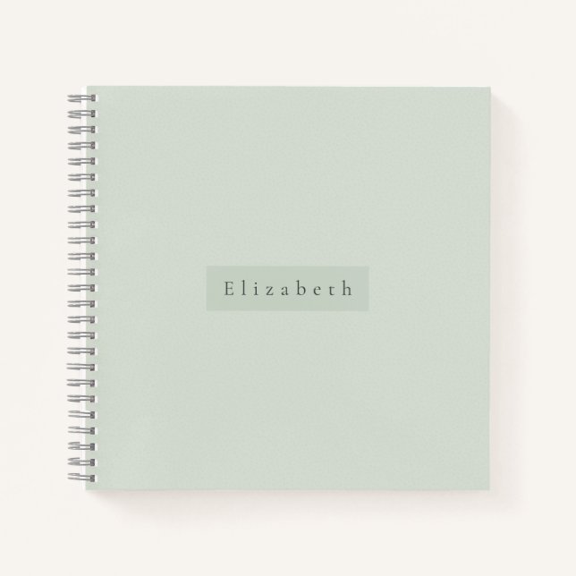 Cuaderno de nombre moderno (Anverso)