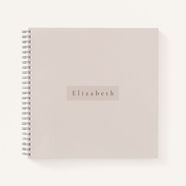 Cuaderno de nombre moderno (Anverso)