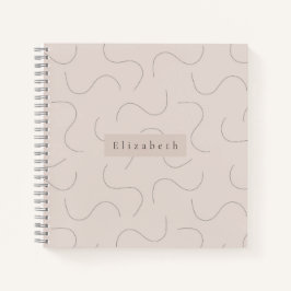 Cuaderno de nombre moderno