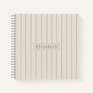 Cuaderno de nombre moderno