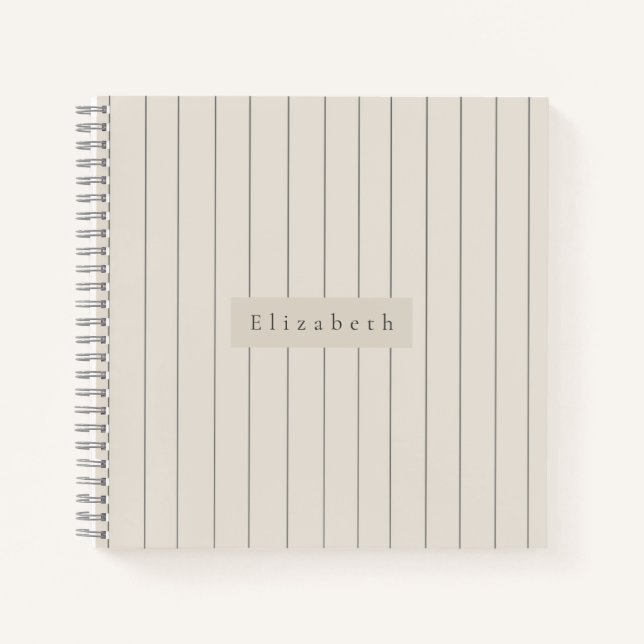 Cuaderno de nombre moderno (Anverso)