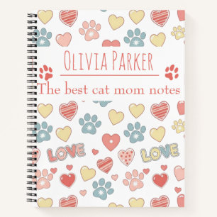 Cuaderno de nombre personalizado para amantes de l