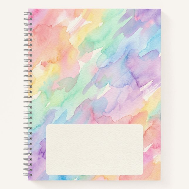 Cuaderno de nombres de pintura pastel (Anverso)