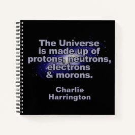 Cuaderno de nombres personalizado "The Universe" d