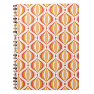 cuaderno de nostalgia de los 70 patrón óptico groo