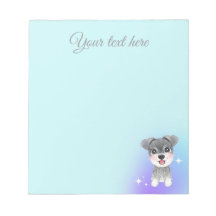 Cuaderno de notas Cachorro Adorable con fondo de c