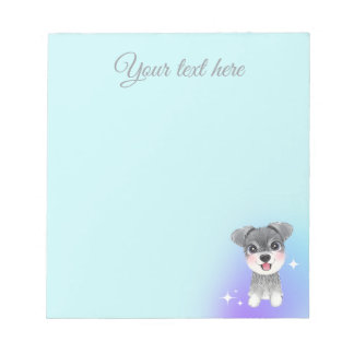 Cuaderno de notas Cachorro Adorable con fondo de c