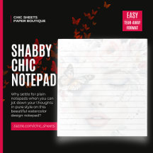 Cuaderno de notas con diseño de arte acuarela Shab