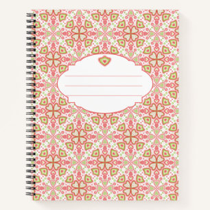 Cuaderno de notas con patrón de corazón – Personal