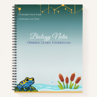 Cuaderno de notas de biología