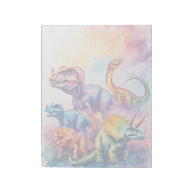 Cuaderno de notas de Dino adorable (Lado Izquierdo)