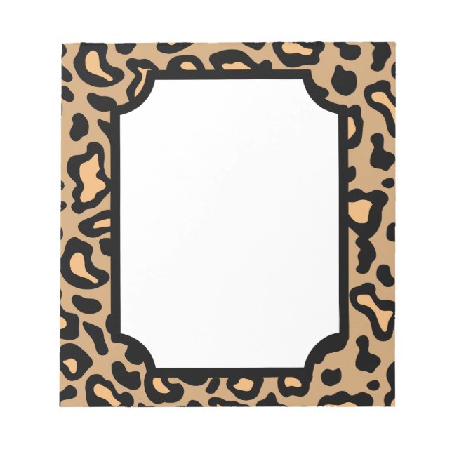 Cuaderno de notas de estampado animal (Frente)