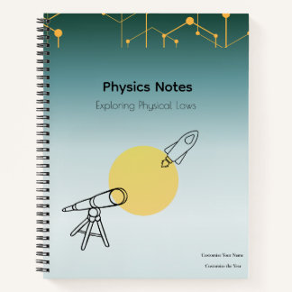 Cuaderno de notas de física