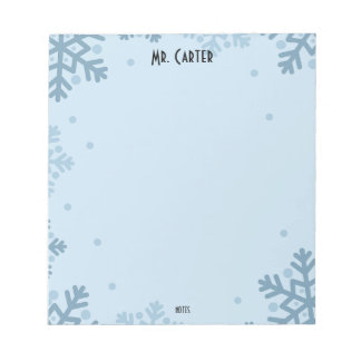 Cuaderno de notas de formas minimalistas en azul p